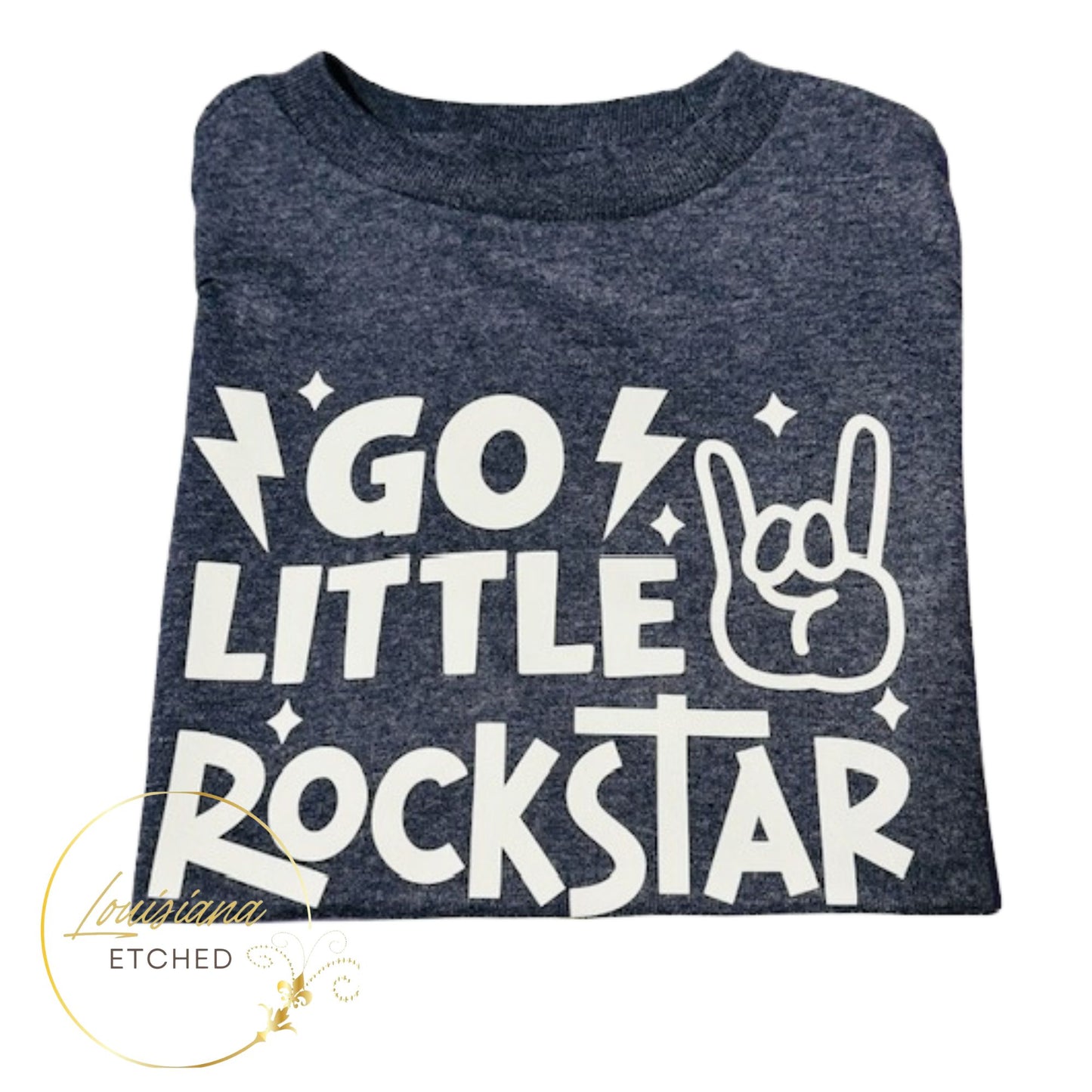 Boy's Go Little Rockstar Girl's Youth Size T-Shirt